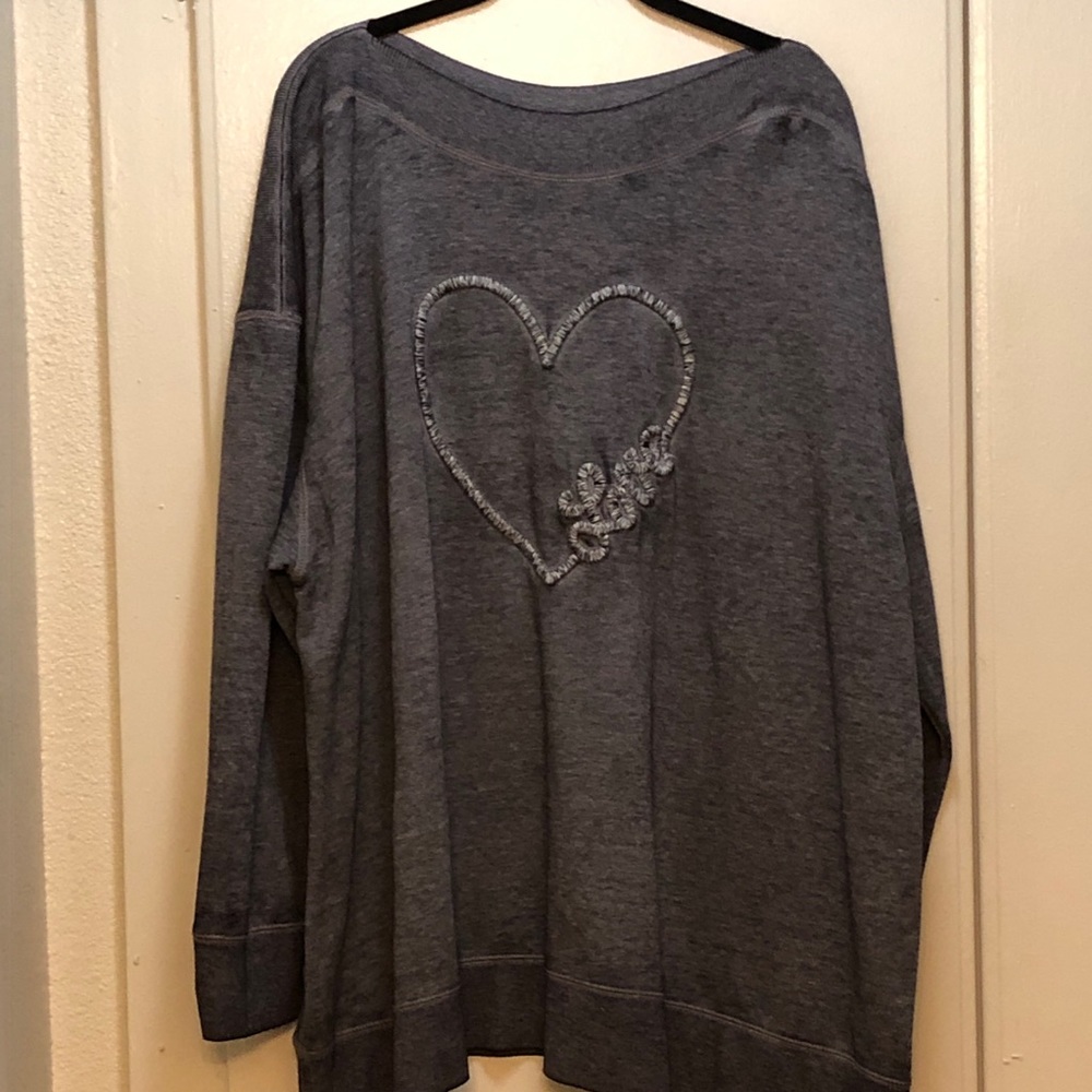 NWT Size 26/28 Lane Bryant Boatneck Sweatshirt